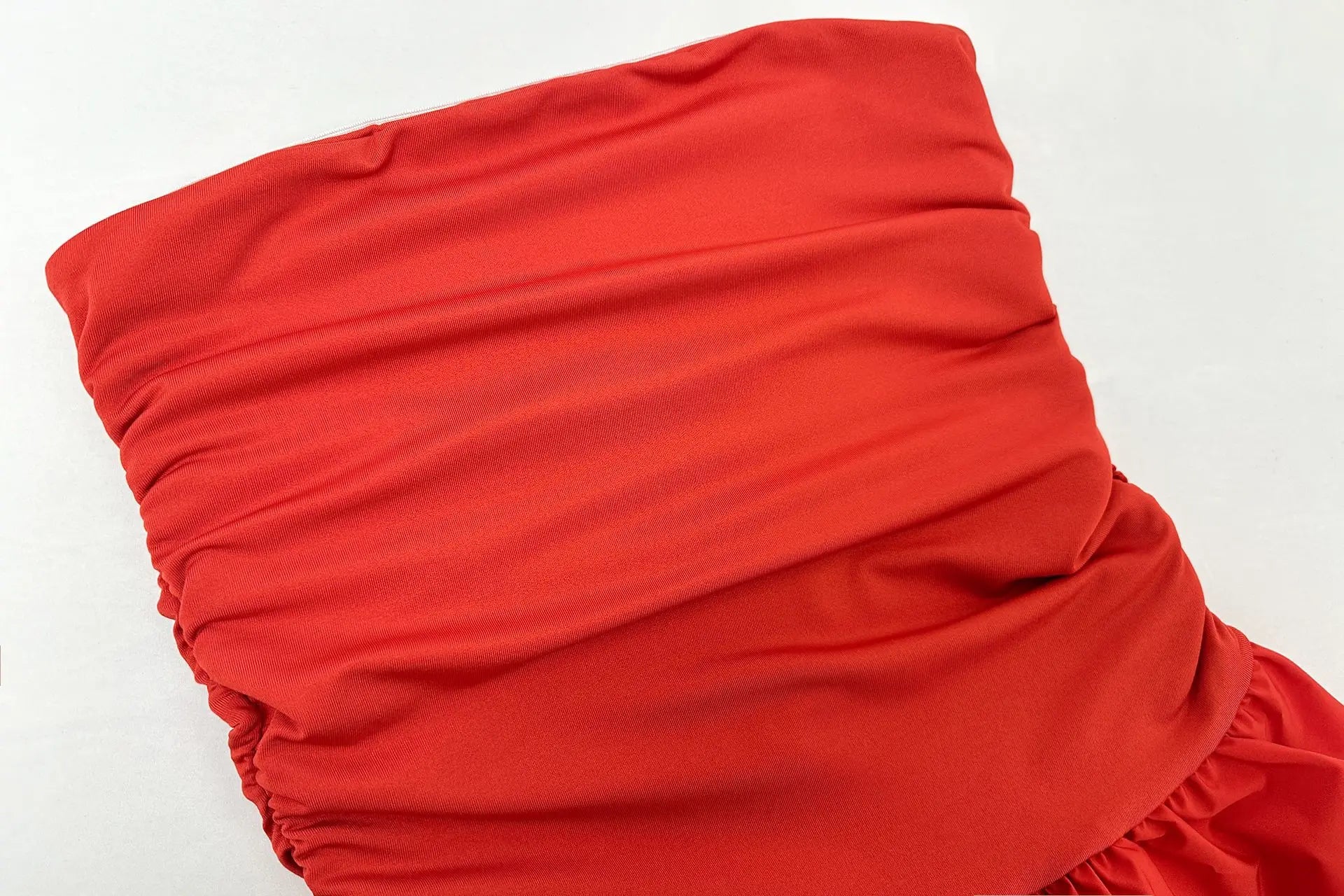 LIZAKOSHT  -  Sexy Red Flower Short Dress Ladies 2025 Summer Bandeau Bodycon Dress Women Evening Party Tight Mini Dresses Clubwear