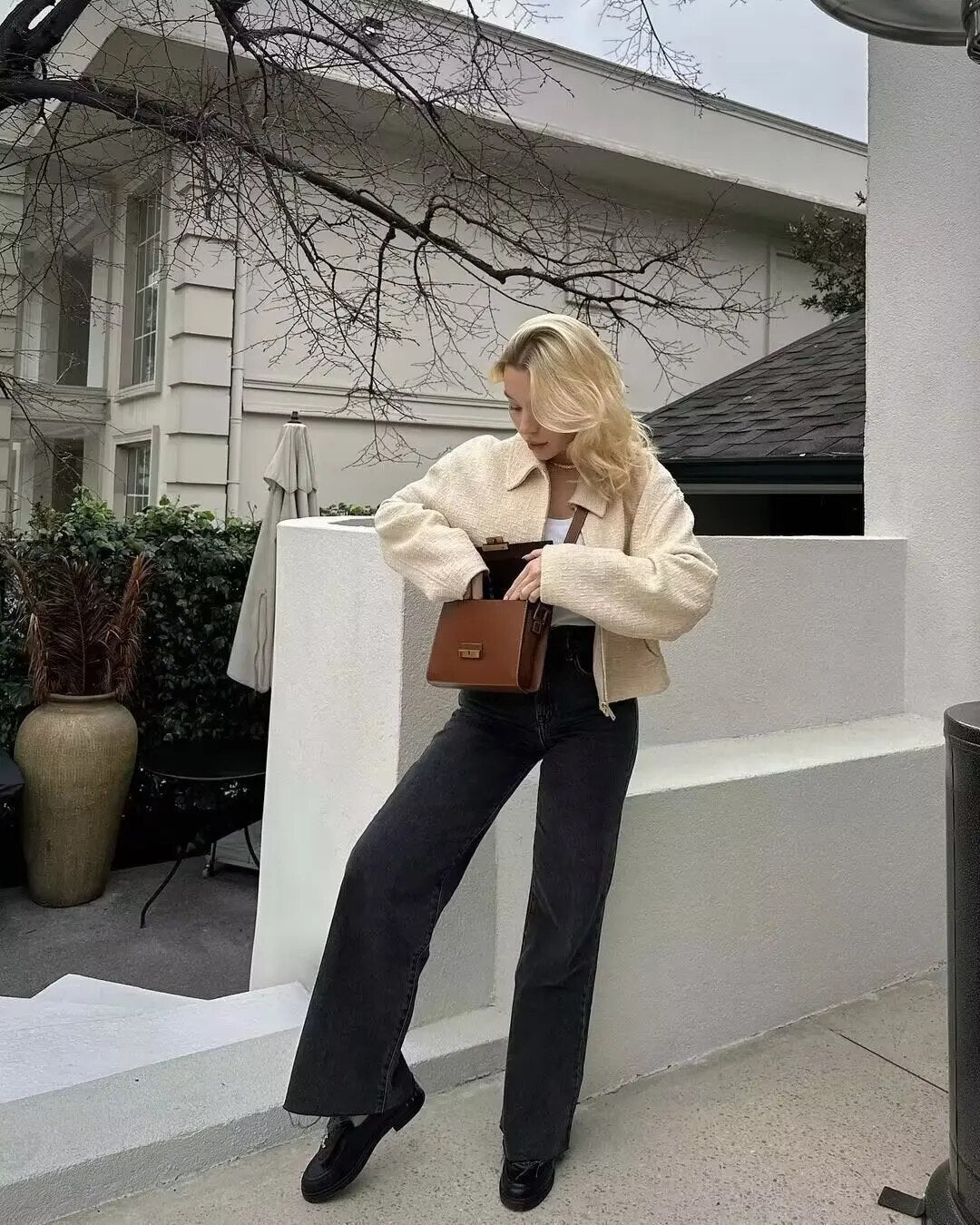 Lizakosht Fashion Woman Bomber Jackets for Women Spring Autumn Coats Ladies Casual with Pockets Long Sleeve New Outerwear