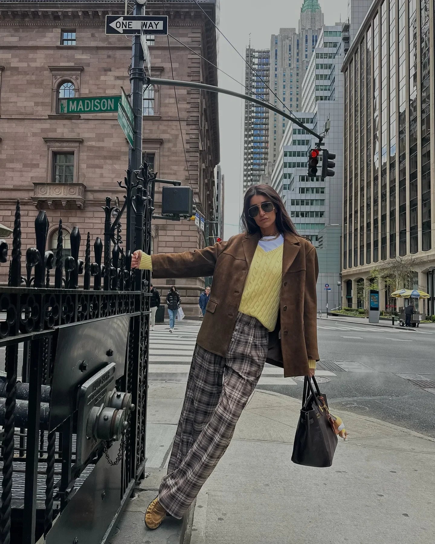 LIZAKOSHT  -  Women Vintage Loose Brown Suede Jacket Fashion Lapel Long Sleeves Single Breasted Coat Spring Autumn Female Street Outerwear