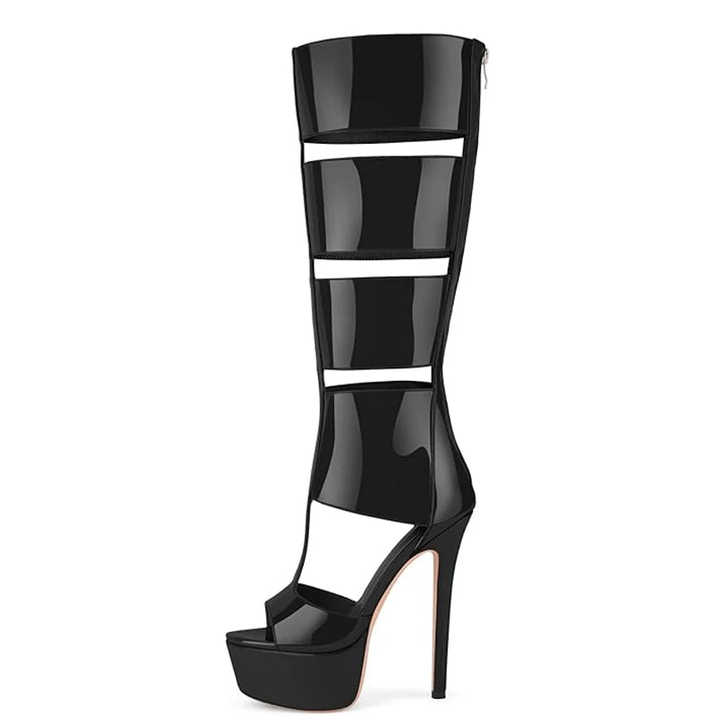 LIZAKOSHT  -  Summer sexy high heel platform  women sandal belt peep toe night party sandal