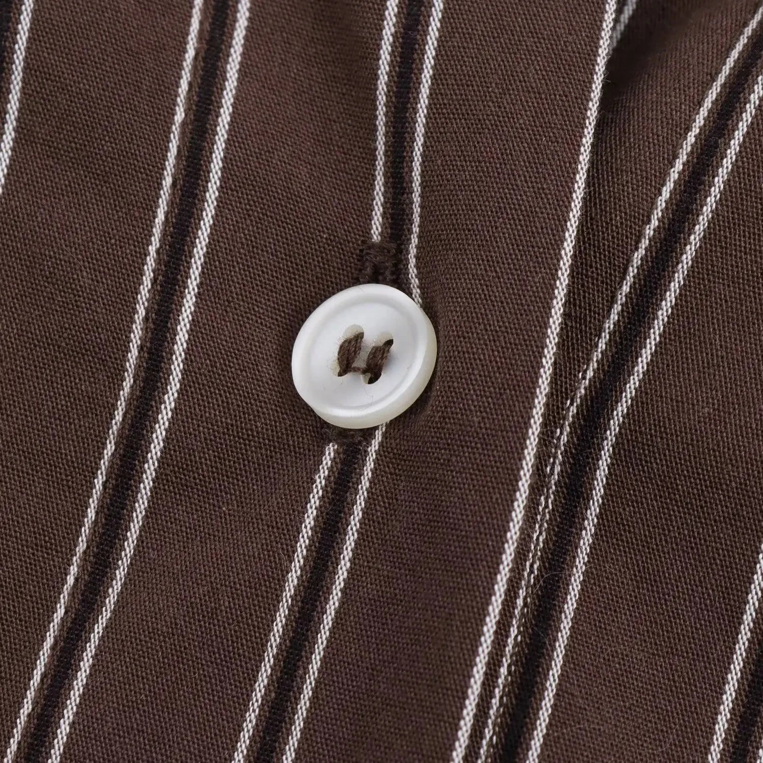 LIZAKOSHT  -  Striped Shirt Women Casual Loose Single Breasted Turn-down Collar Blouse 2025 New Summer Office Lady Simple Long Sleeve Shirts