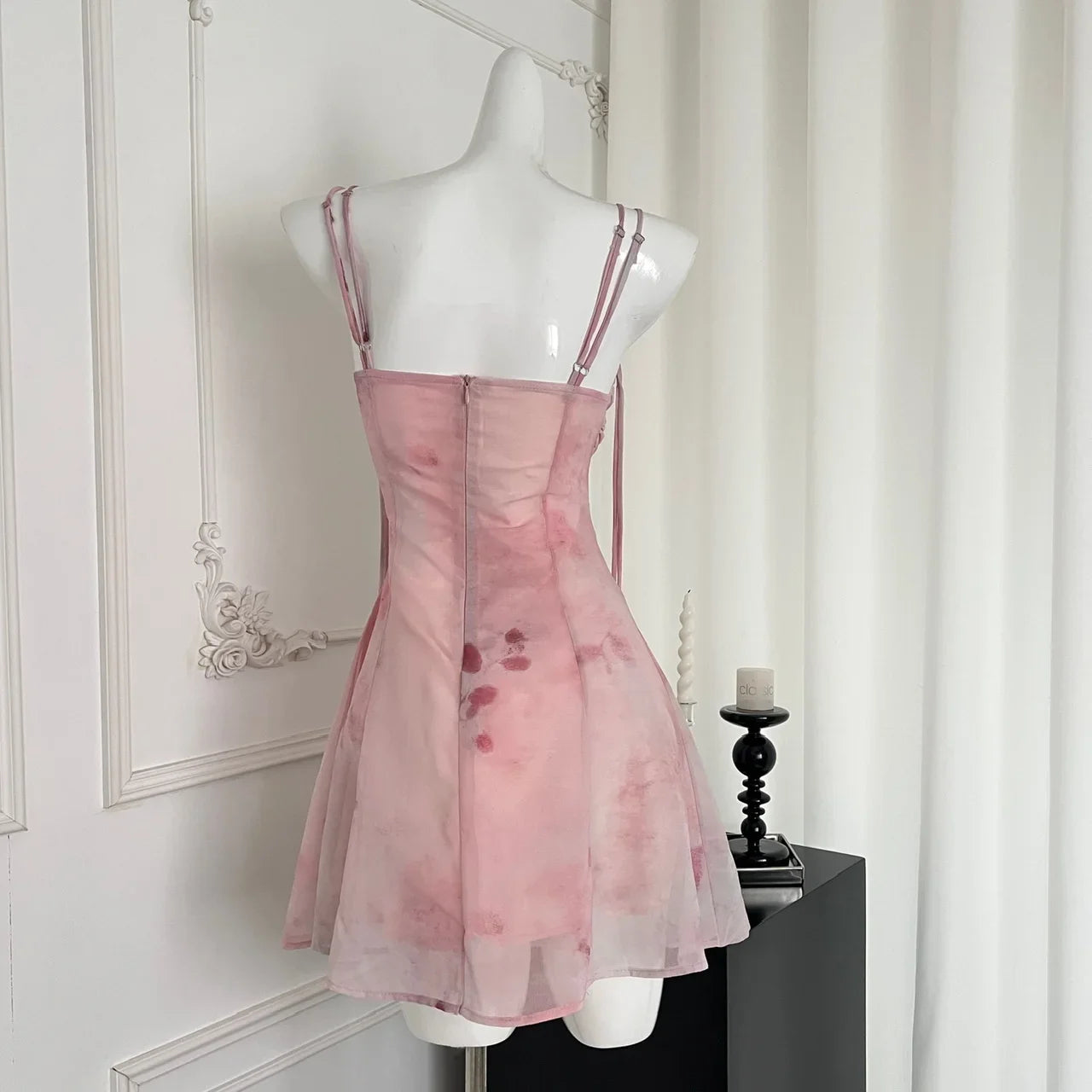 LIZAKOSHT  -  Fashion Street Sleeveless Woman Dress Chicly Summer New Sweet Ladies Elegant Women Dress Party Leisure Slim A-line Dress Female