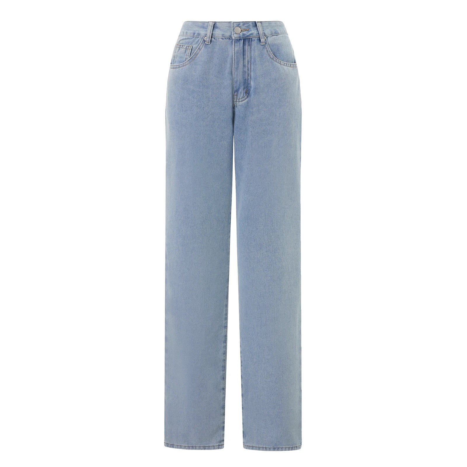 LIZAKOSHT  -  Women's Spring Summer Baggy Pants Y2K Vintage Low Waist Loose Straight Leg Denim Pants with Pockets Fashion Streetwear