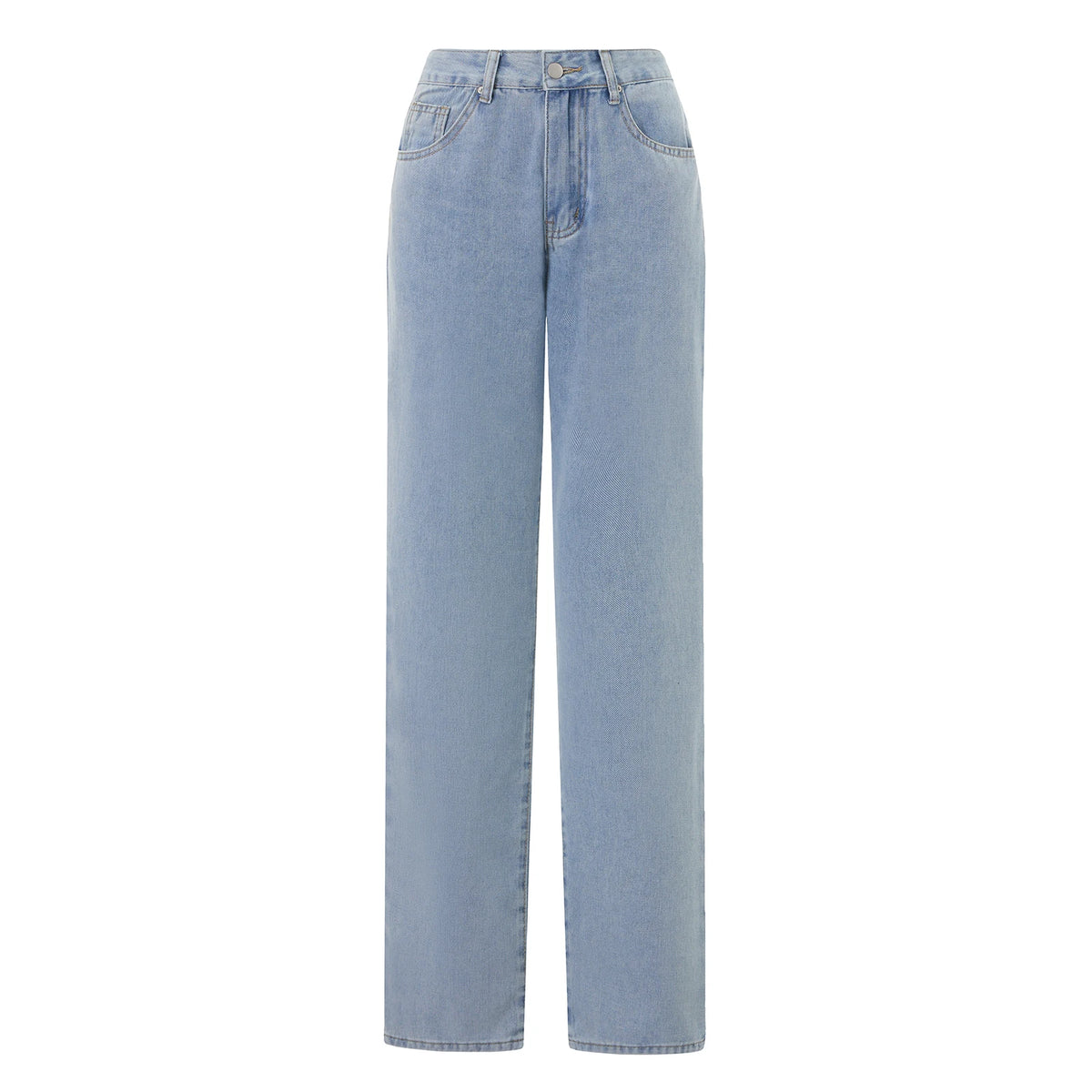 LIZAKOSHT  -  Women's Spring Summer Baggy Pants Y2K Vintage Low Waist Loose Straight Leg Denim Pants with Pockets Fashion Streetwear