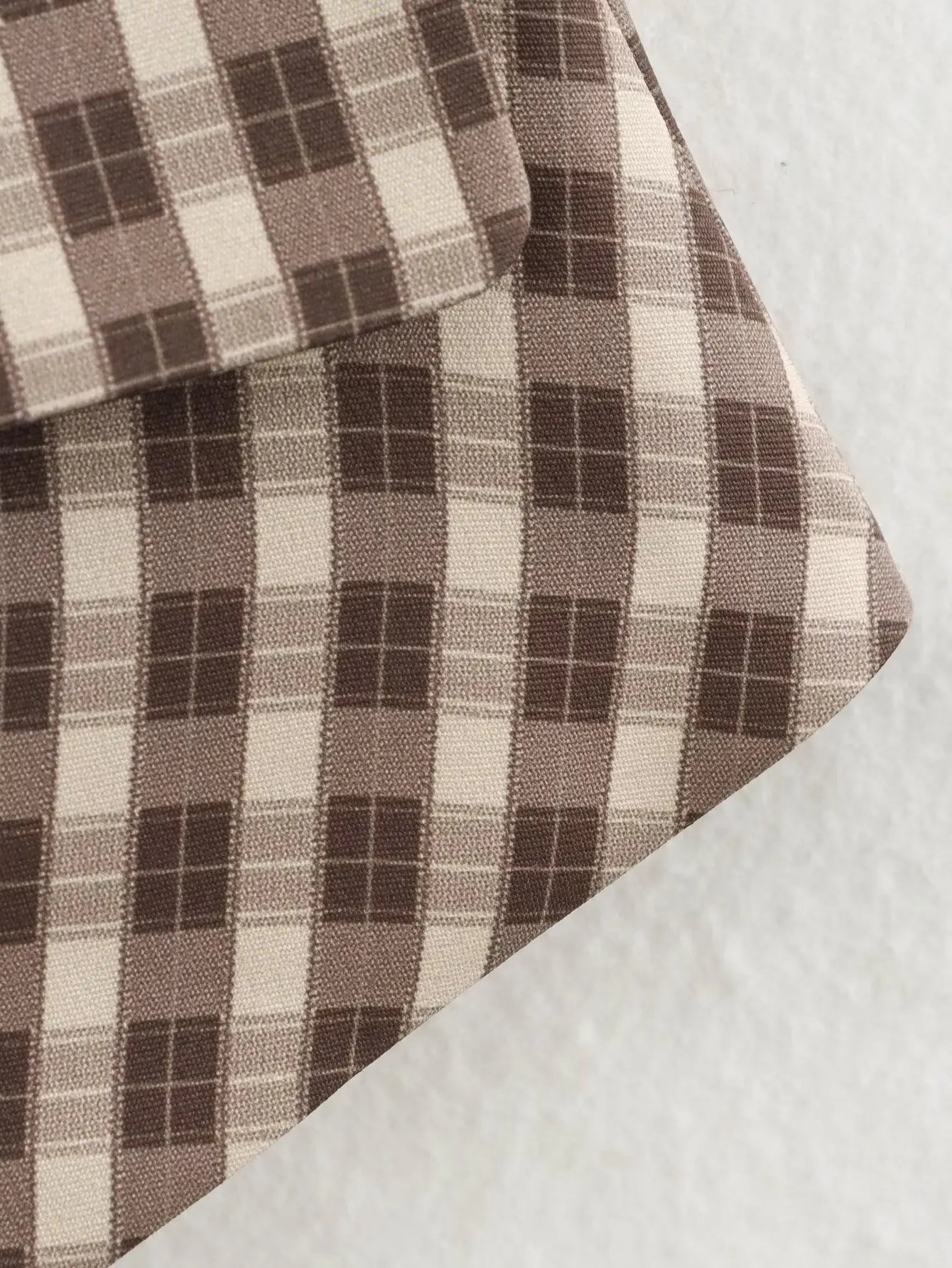 LIZAKOSHT  -  Plaid Skirt Suit Slim Suit Women's 2-piece O-neck Vest+trouser Skirt Summer Ladies' Elegant Suit New