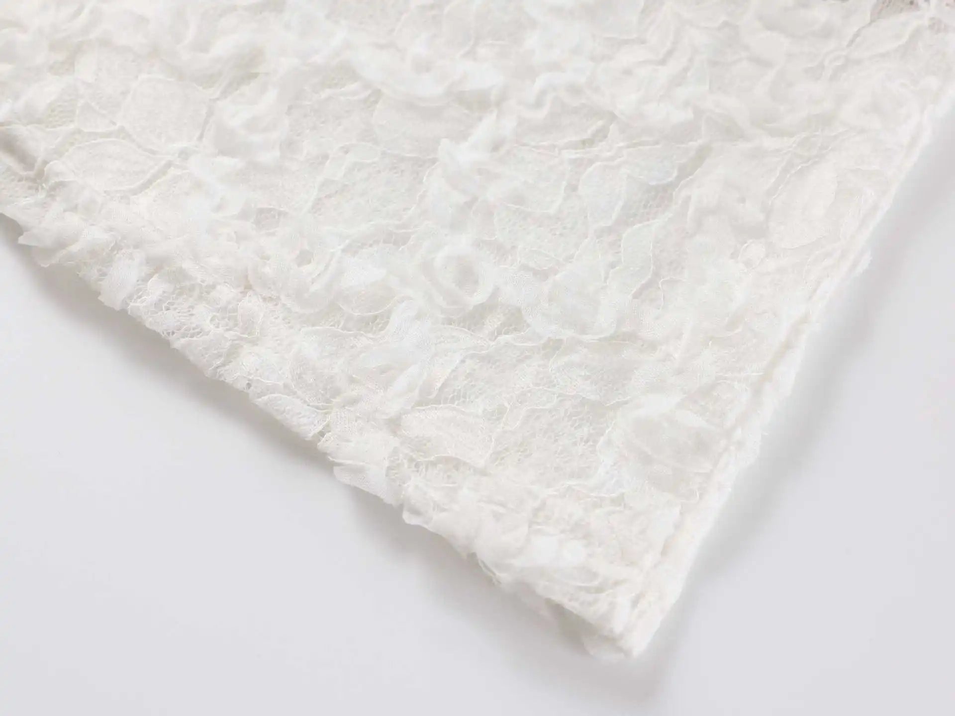 LIZAKOSHT  -  Design Sense Women's Popular Suspender Ruffle Dress, Backless Lace Sexy Hip Long Skirt