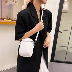LIZAKOSHT  -  Vintage ladies Shoulder bag mini Handbags and purse PU leather design sling Crossbody Bag Casual Shell phone Wallet black bolsa