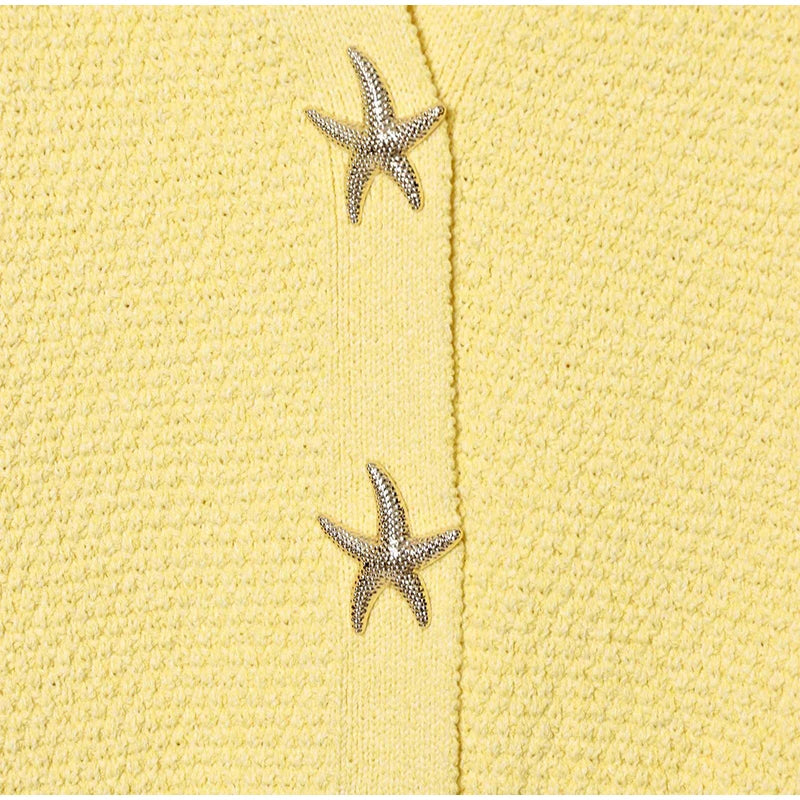 LIZAKOSHT  -  Knit Solid Women's Cardigan Fashion Loose Single-breasted Short Sleeve Female Sweater Summer V Neck Lady Knitwear 2025