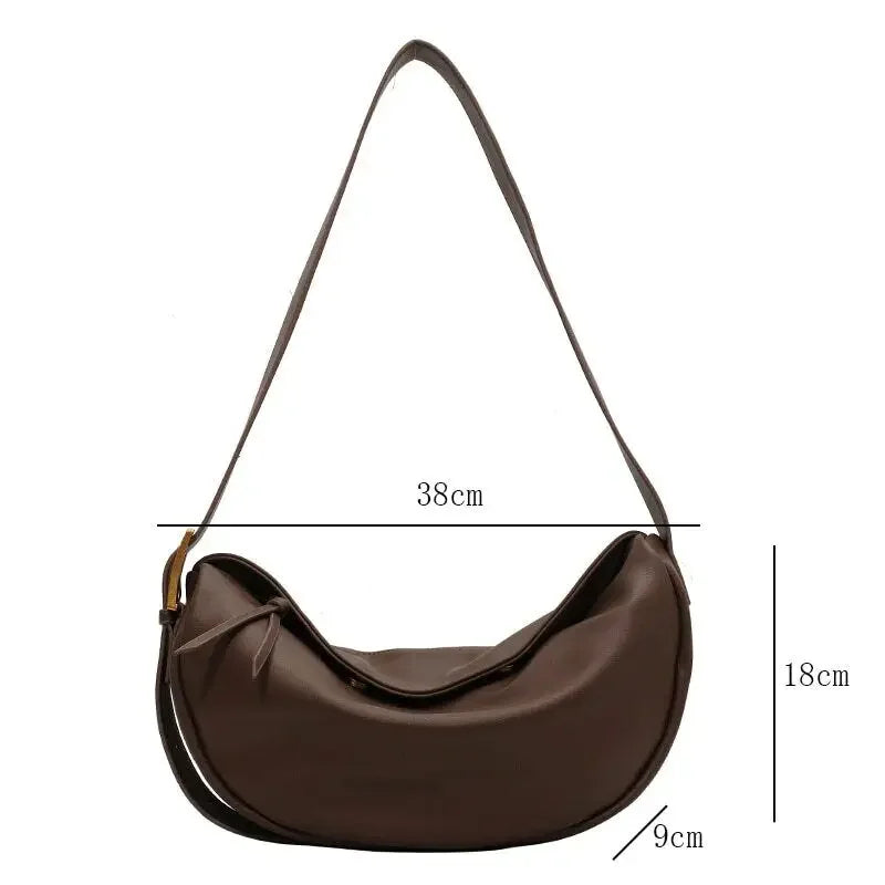 LIZAKOSHT  -  Crossbody bag female new dumpling bag minimalist fashion wild Korean small round bag ladies shoulder bag armpit bag