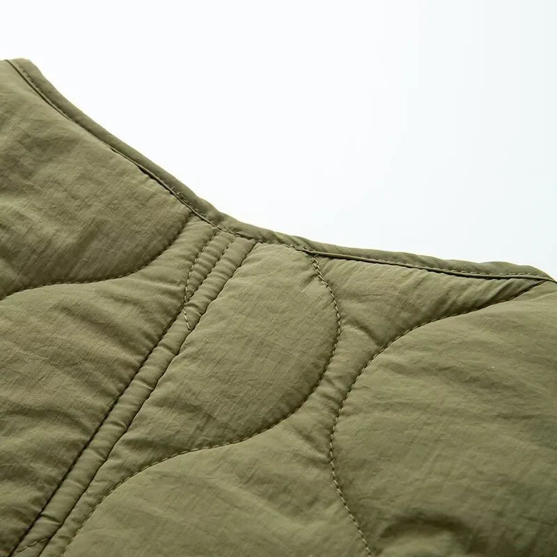 LIZAKOSHT  -  Fashion Casual Commuting Jacket Women Parkas Long Sleeve Padded Coat Woman Warm Winter Woman Coats Season Jacket for Women