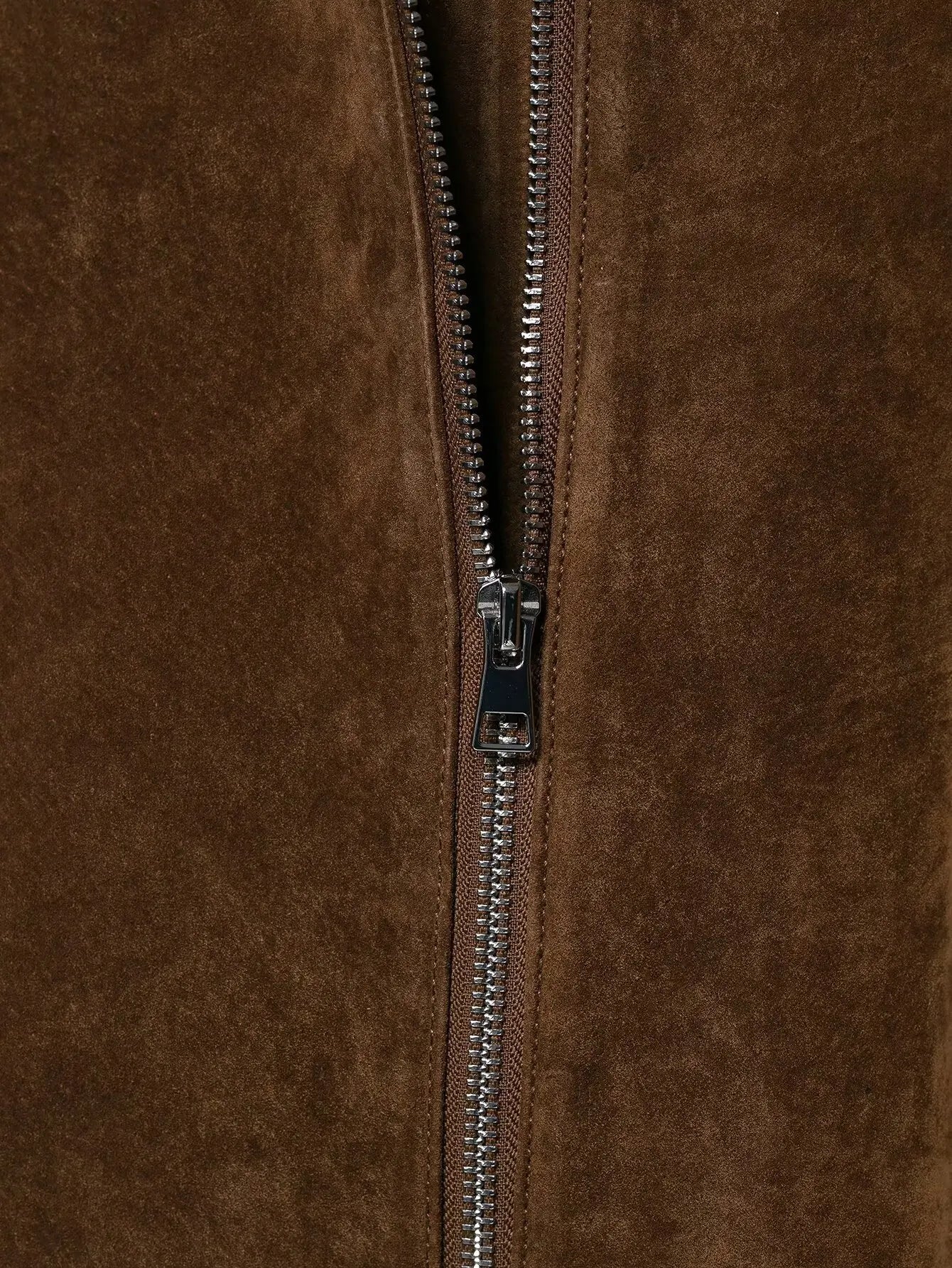 LIZAKOSHT  -  Fashion Suede Short Jackets Women Vintage Lapel Zippers Long Sleeve Pocket Jacket Coat 2025 New Autumn Winter Casual Streetwear