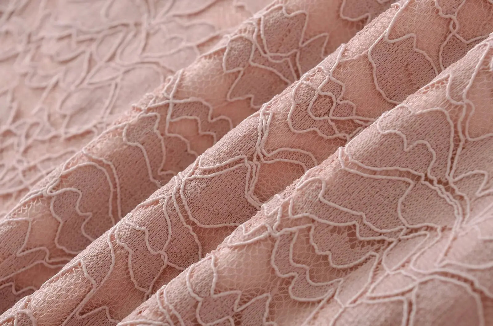 LIZAKOSHT  -  Pure Desire Style Sexy One-word Collar Slim-fit Lace Hollow Waist Hip Skirt Short Sleeve Dress Short Skirt Women's Clothing