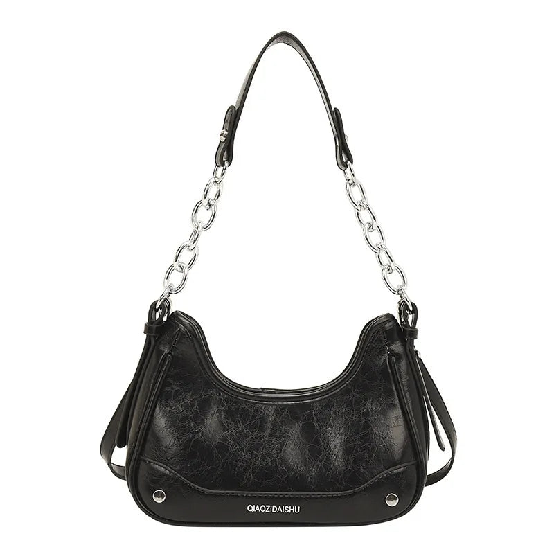 LIZAKOSHT  -  New Fashion Chain Women Underarm Shoulder Bag Korean Trend All Match Y2k Aesthetic Crossbody Bag Ladies Purses and Handbags
