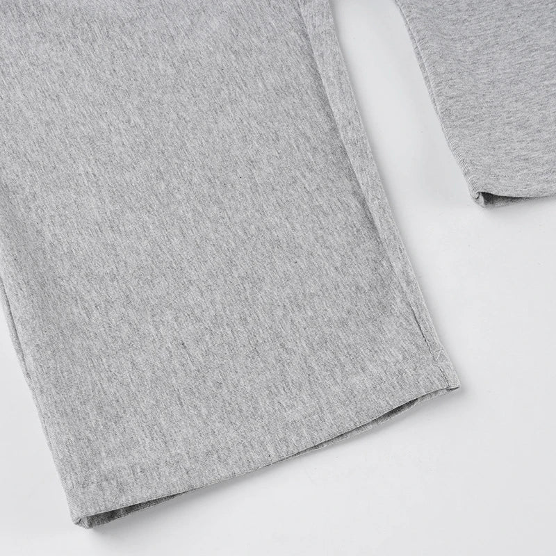 LIZAKOSHT  -  Autumn Casual Basic Solid Color Simple O Neck Long-sleeved T-shirts Casual Loose Fitting Pullover Tees for Womens