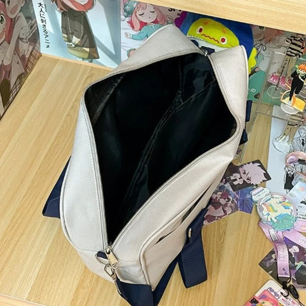LIZAKOSHT  -  Japanese School Supplies JK Uniform Bag Two-dimensional Shoulder Slung Handbag Commuter Cereal and Pain Bag Shoulder Bag Women