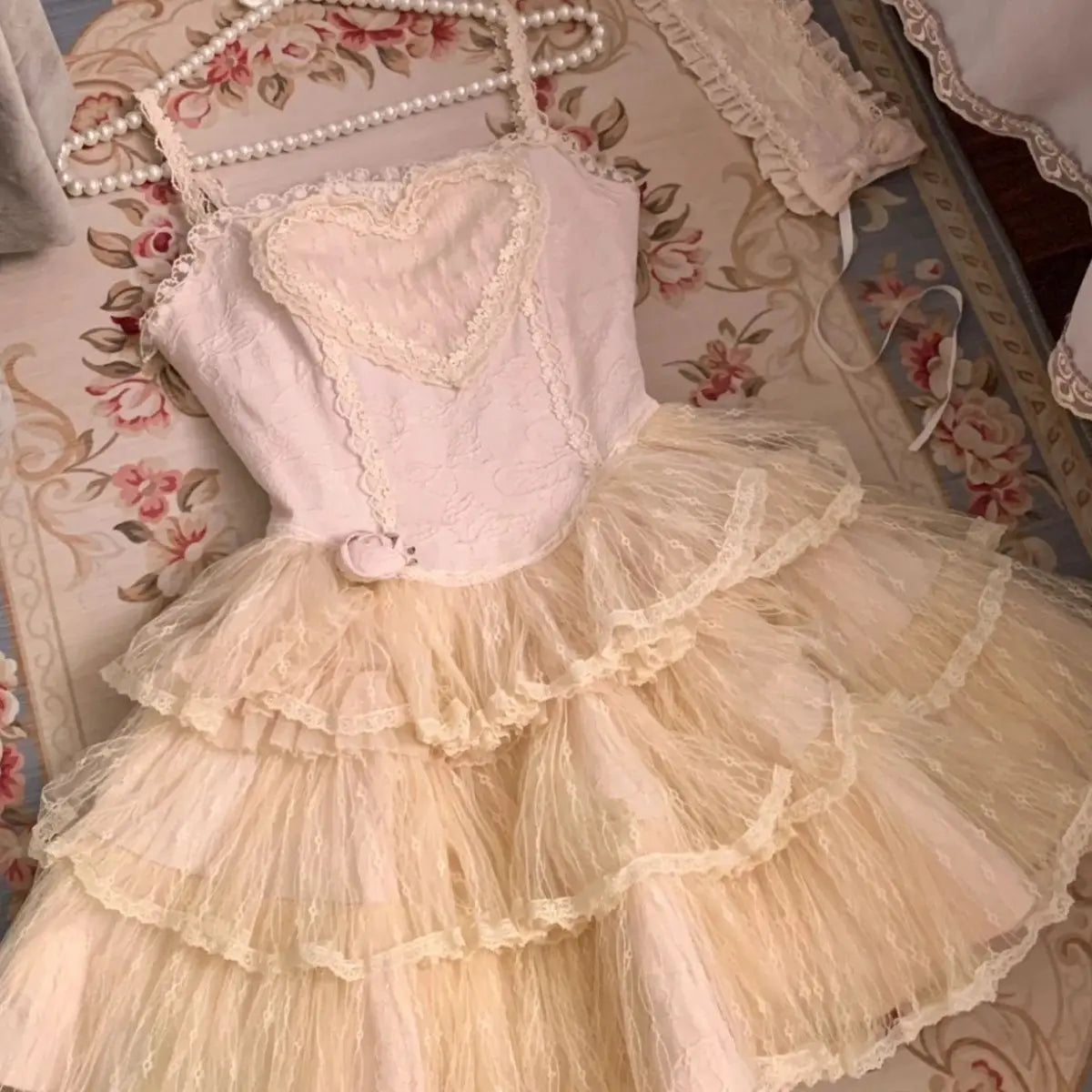 LIZAKOSHT  -  Japan Summer Women Mini Suspender Fluffy Lolita Dress Princess Tierred Ruffles Prom Gown Evening Frocks Y2k Evening Club