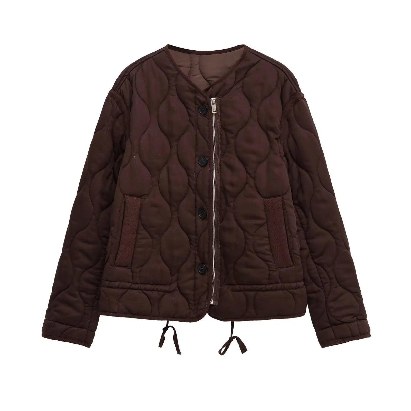 LIZAKOSHT  -  2026 Street Parkas Jackets Women's Winter Warm Thick Cotton Coat solid Outwear Woman Long Sleeve Tops Casual Loose Jackets Coat