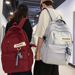 LIZAKOSHT  -  New Women Backpack Female Waterproof Nylon Travel Bag Large Capacity Kawaii Schoolbag For Teenage Girl Boy Student Bookbag