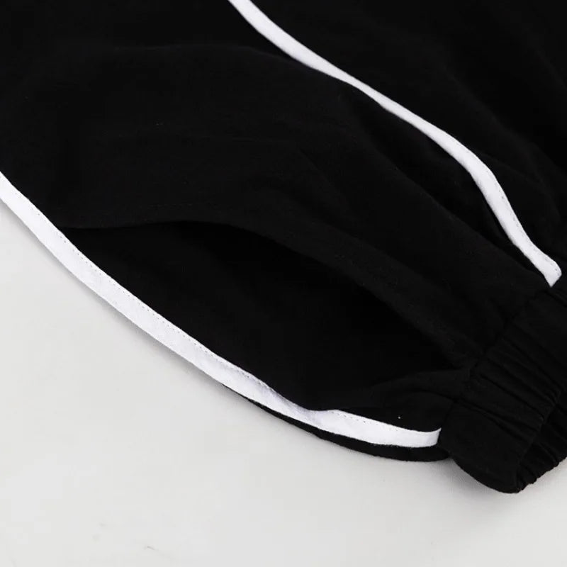 LIZAKOSHT  -  Clashing Colors Tank Tops And Pant 2 Piece Sets For Women Fashion V Neck Sleeveless Pullover Top Lace Up Loose Pant Suit