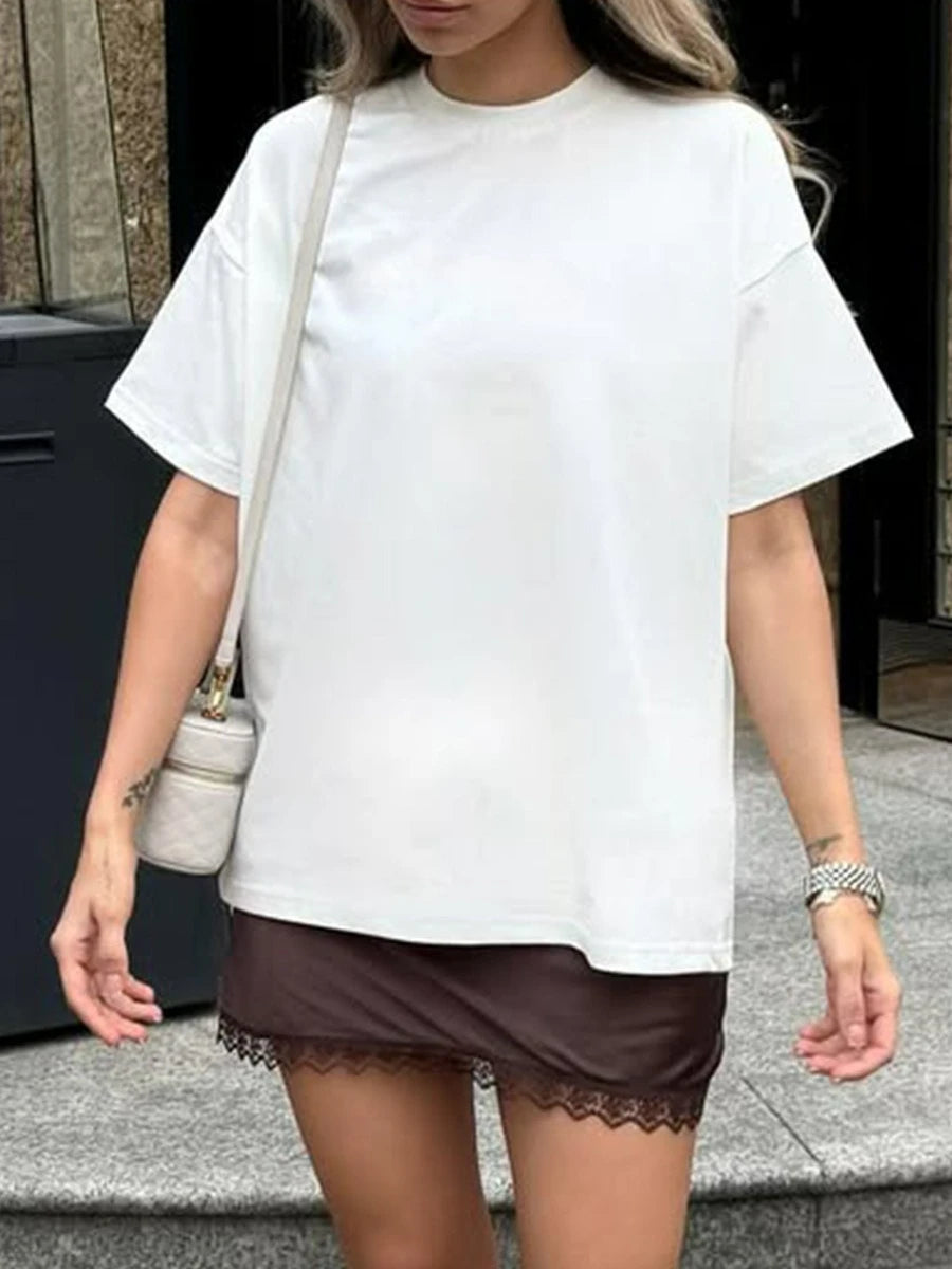 LIZAKOSHT  -  New Chic Lace Patchwork Pink Skirts Women's Summer Zip-up Slim Satin Skirt Female Casual Short Dress Y2K Streetwear