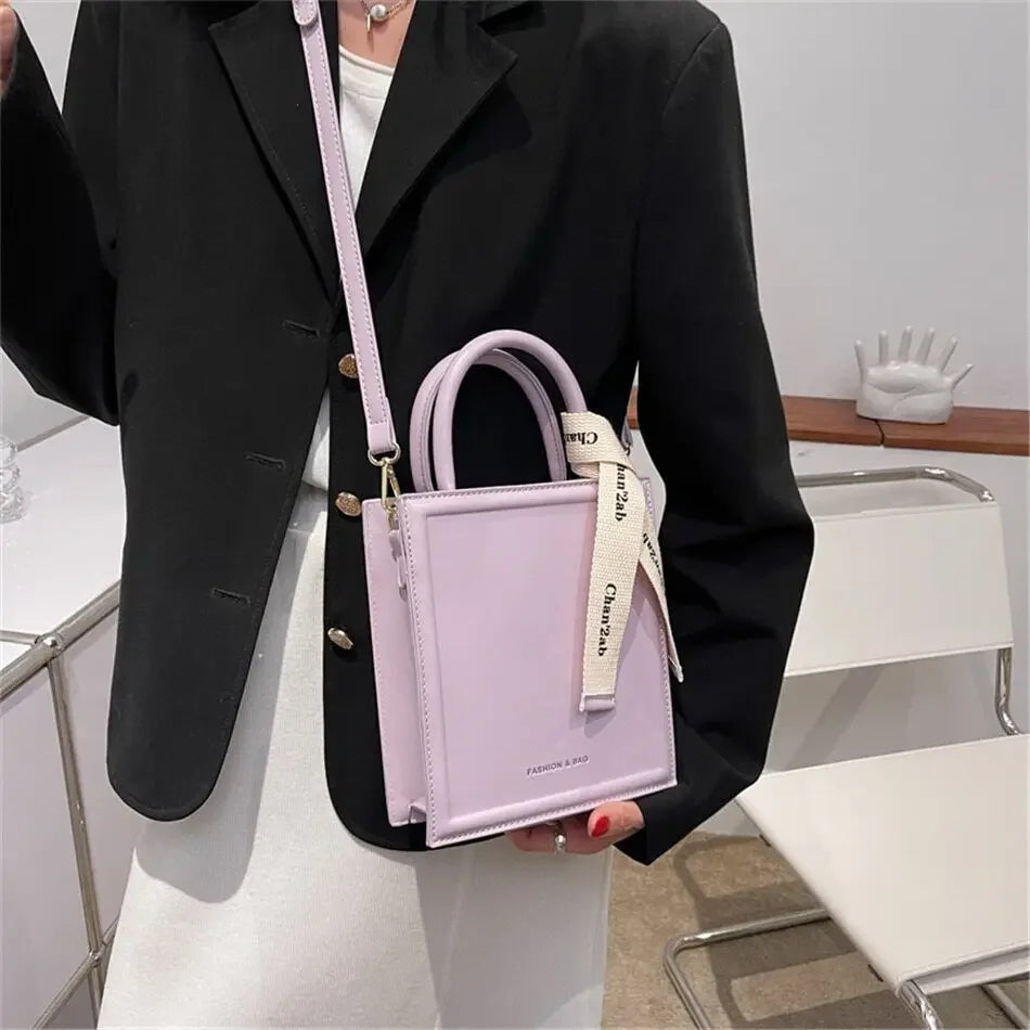 LIZAKOSHT  -  Trend PU Leather Shoulder Bags Crossbody Bag Handbags Fashion Female Totes Bag