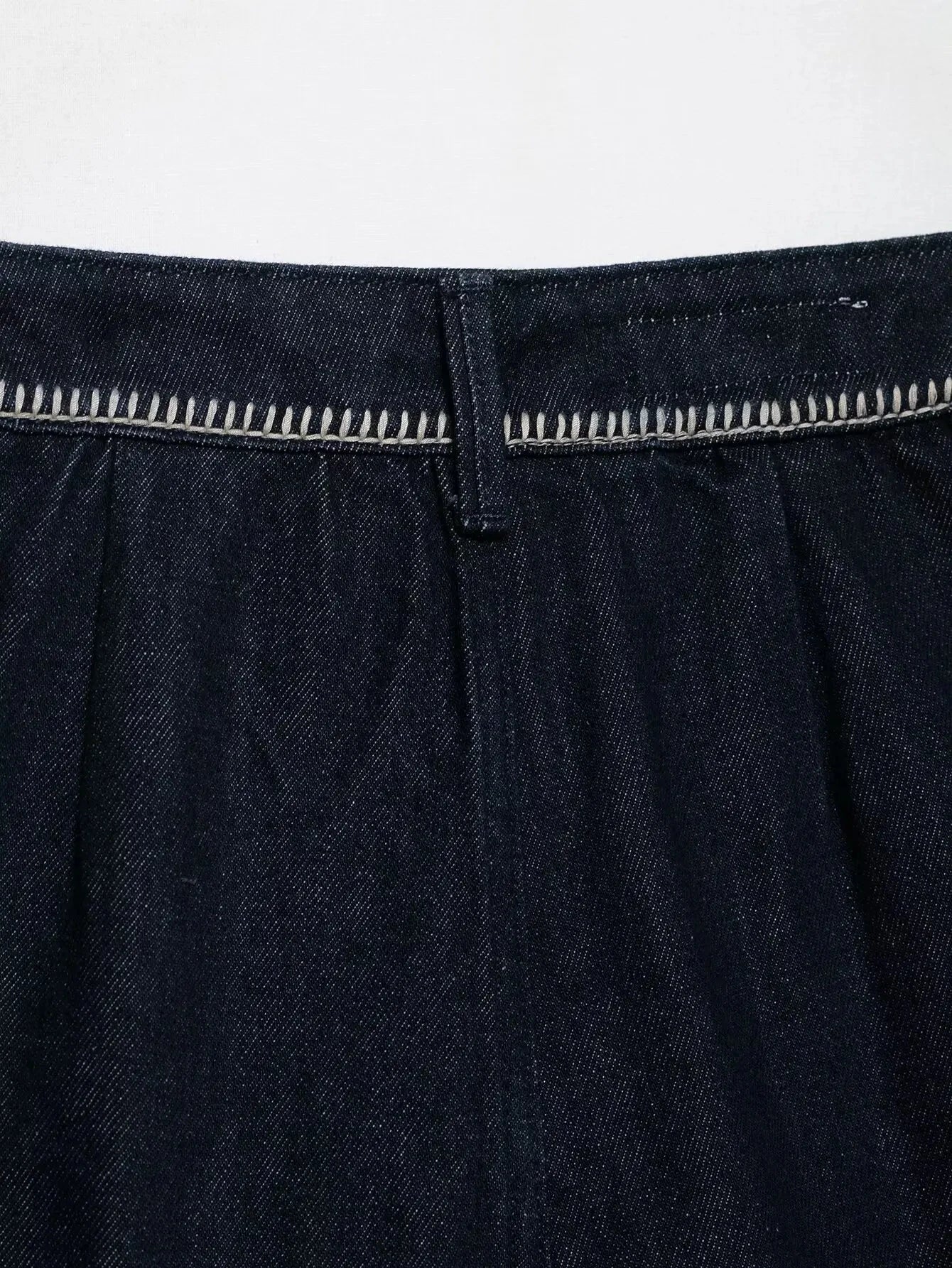 LIZAKOSHT  -  Fashion Denim Shorts For Women Summer 2025 New Casual Black Zipper Pockets Short Pants Chic Bright Line Decoration Mini Shorts