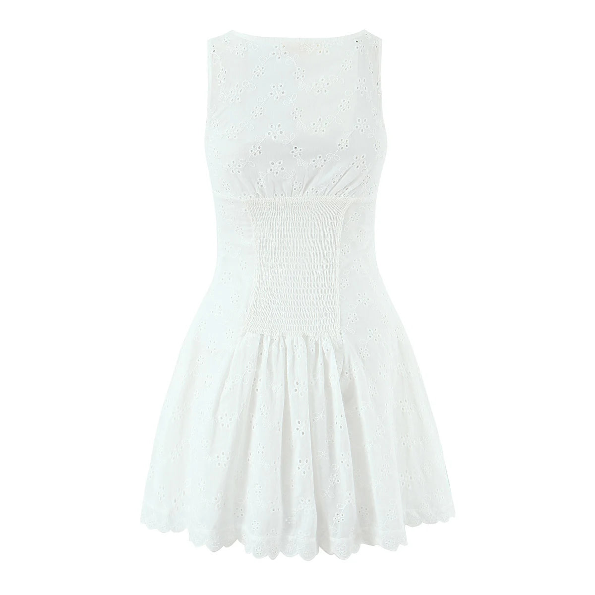 LIZAKOSHT  -  Summer Vintage clothes button up V neck Dress Women white lace Mini Dresses for woman Sleeveless Dress Graduation red plaid