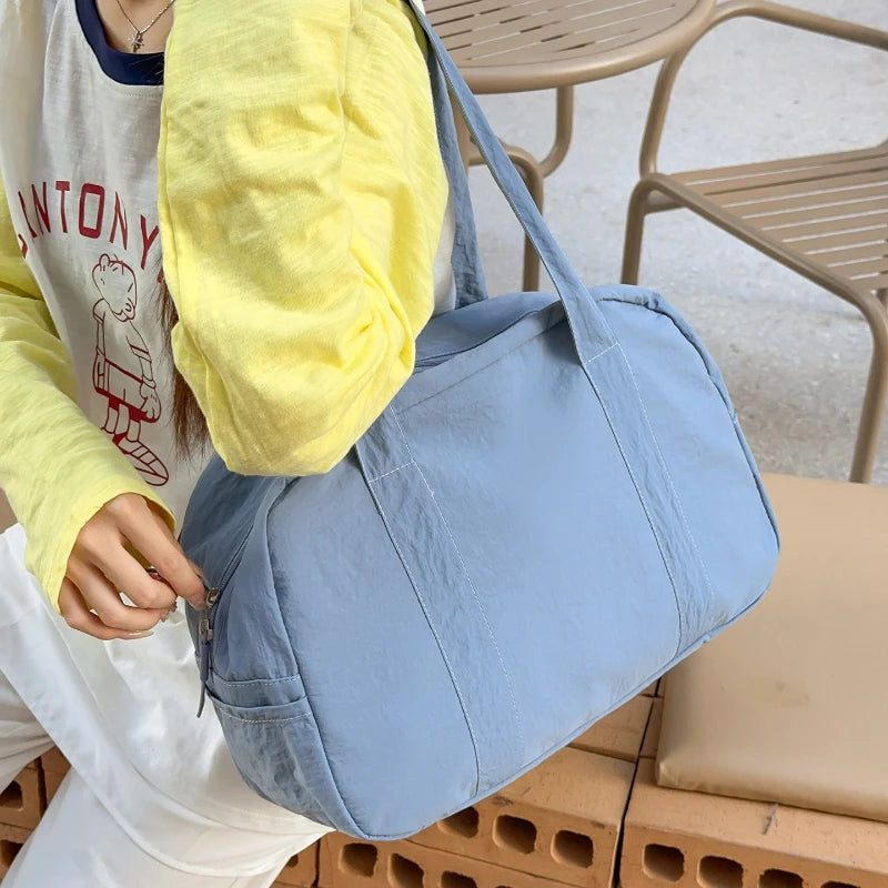 LIZAKOSHT  -  New Cute Shoulder Bag for Girls Simple Design Student Handle Bag  Bag for Textured Casual and Simple DesignTravel Daily Commute
