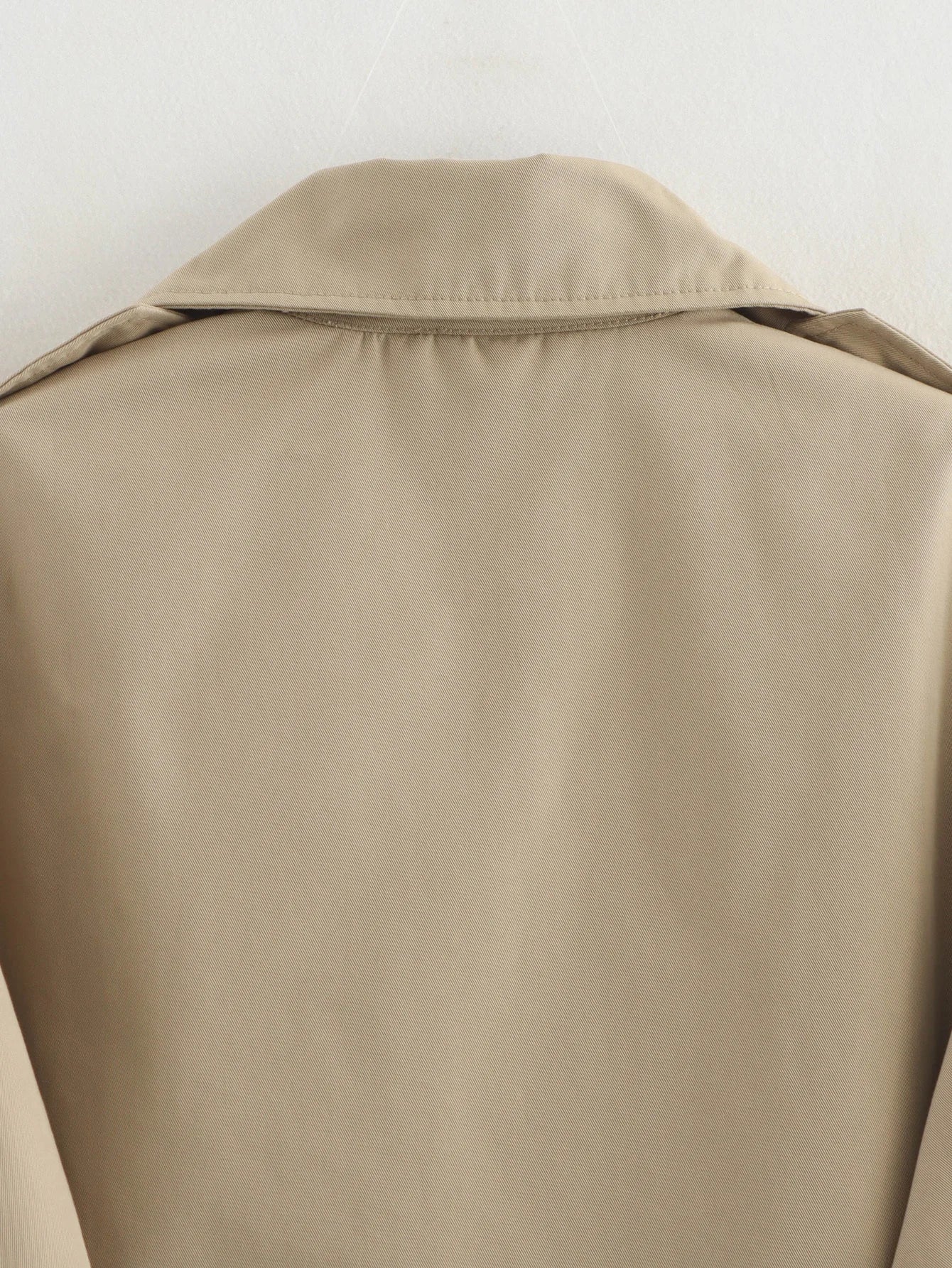 LIZAKOSHT  -  Short Women's Windbreaker Coat Chic Double-breasted Long Sleeve New Outerwear Lady Streetwear Windbreaker Jackets