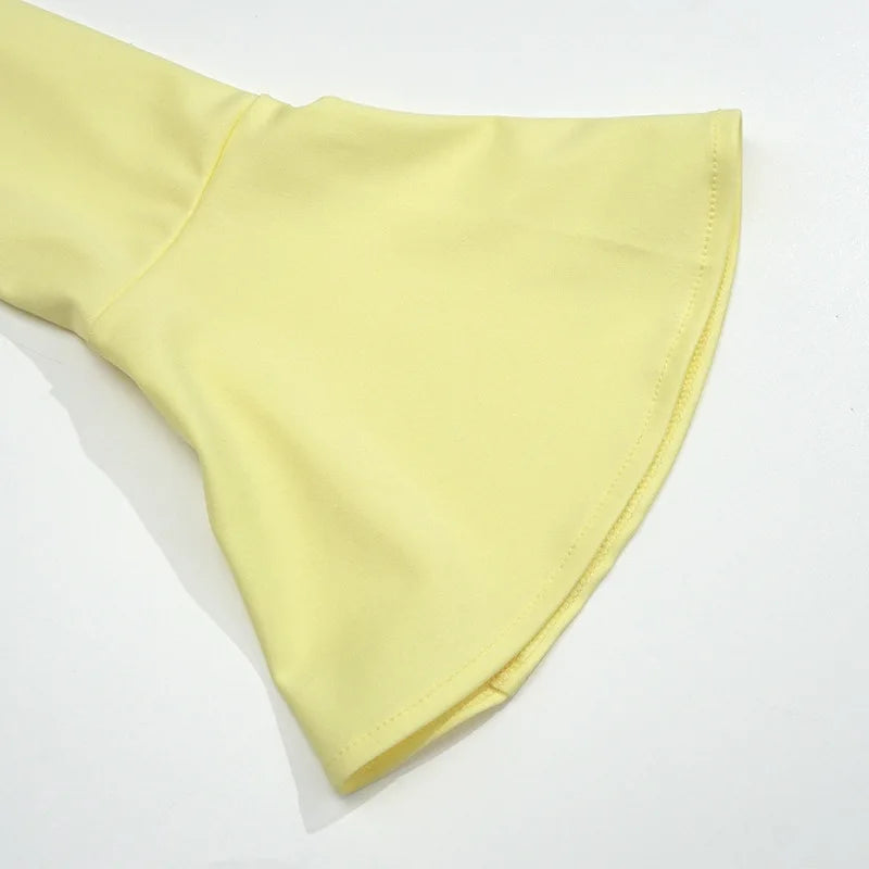 LIZAKOSHT  -  Backless Fashion Slim Maxi Dress Female Solid High Waist Patchwork Autumn Bandeau Long Sleeve Dress Women's Party Dress