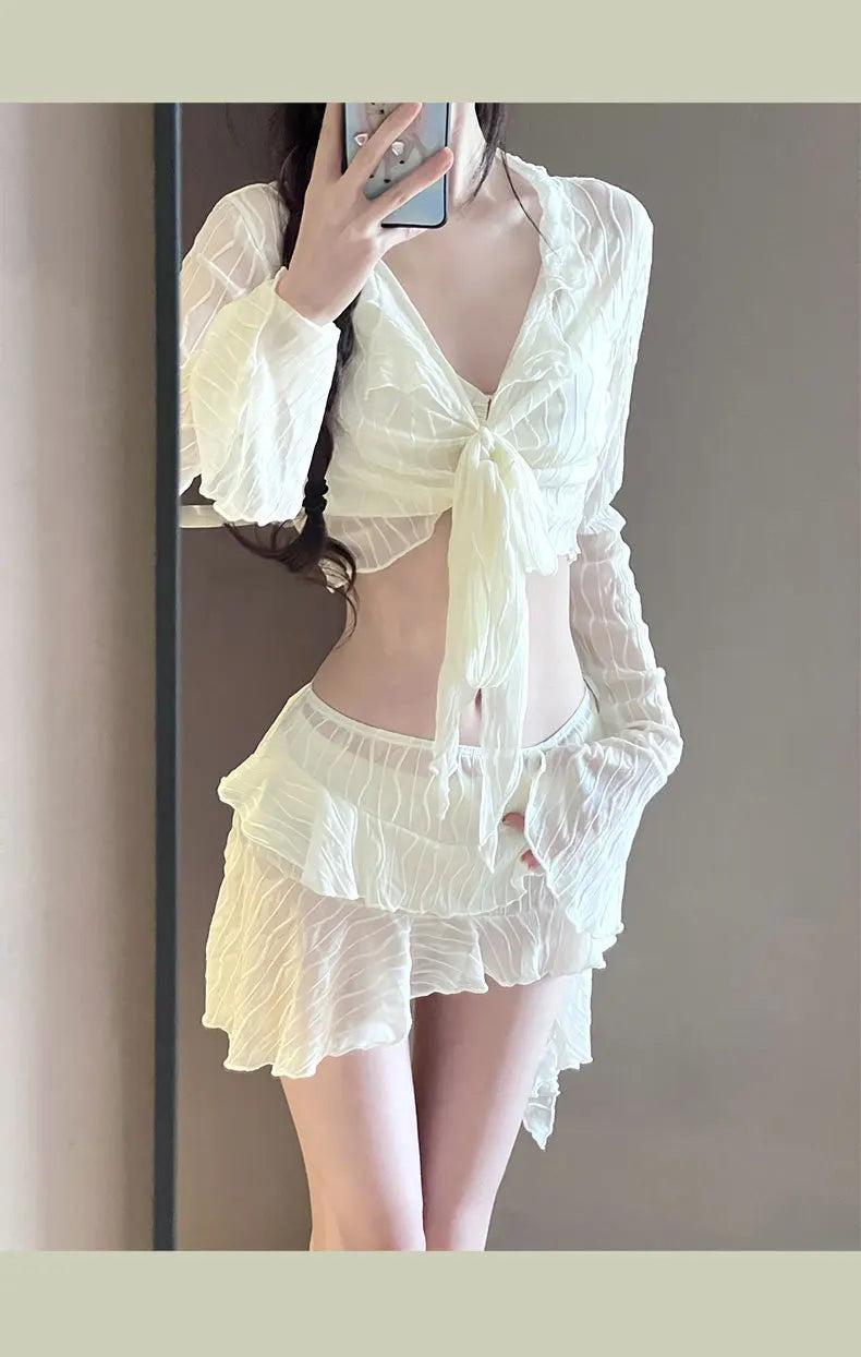 LIZAKOSHT  -  Women in Swimsuits Bikini Slim Conservative Sexy Split Vacation