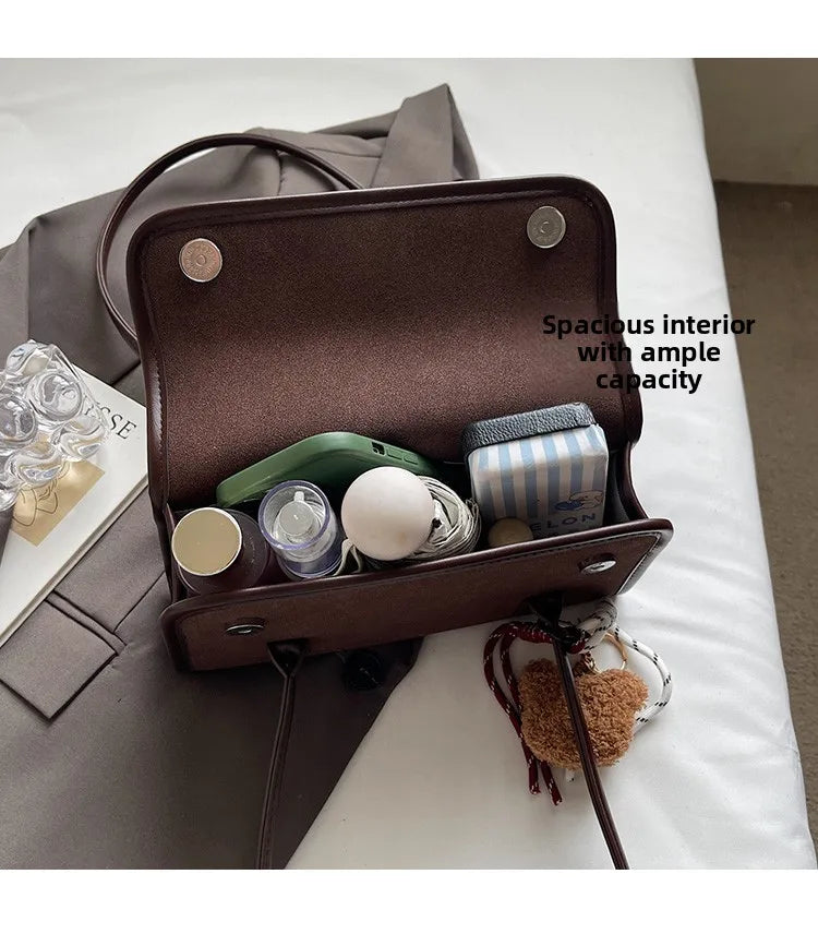 LIZAKOSHT  -  Retro Underarm Bag Large Capaci Casual Commuter Women's Bag oulder Bag Office Bag Faionable Simple Sle Korean Sle