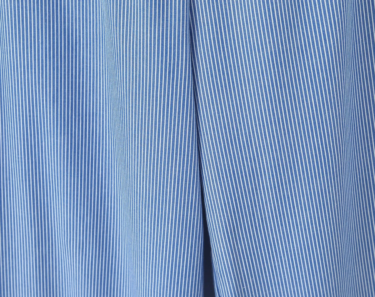 LIZAKOSHT  -  CHIC Blue White Stripes Cotton Wide leg Pants Women Elastic Waist Loose Casual Floor Length Trousers Pants Pink