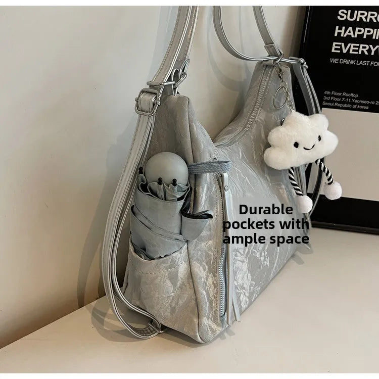 LIZAKOSHT  -  Large Capaci Women's oulder Tote Bag Casual Versatile Double Strap Bapa Multi-Functional Summer 2025 New Sle