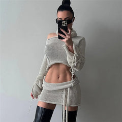 Lizakosht Summer Dress Women Trendy Vacation Outfits For New Slim Fit Jersey Short Skirt Set Solid Spandex Beach Tunic Sports Kaftan