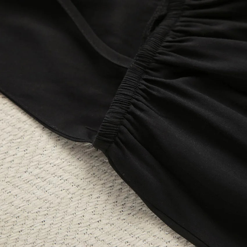 LIZAKOSHT  -  Women's Soft Cotton Nightdress V Neck Sleeveless Sleepwear Tie Waist Short Nightgown Comfortable Sexy Loungewear Dress