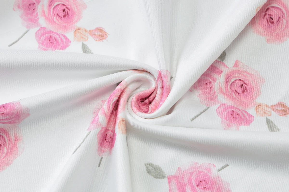 LIZAKOSHT  -  Elegant Floral Print Strapless Ribbon Sexy Bodycon Maxi Prom Dress Summer Women Clothes Birthday Party Festival
