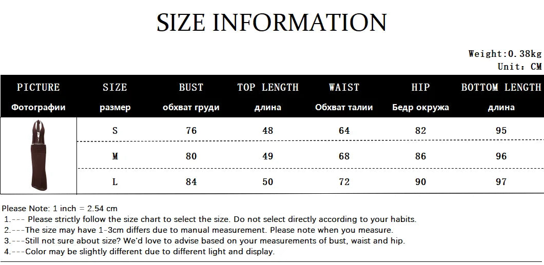LIZAKOSHT  -  Sexy Halter Backless Bandage Hollow Out Tops and Slim Mesh Maxi Skirt Y2K Summer Fashion Evening Women 2 Pieces Set