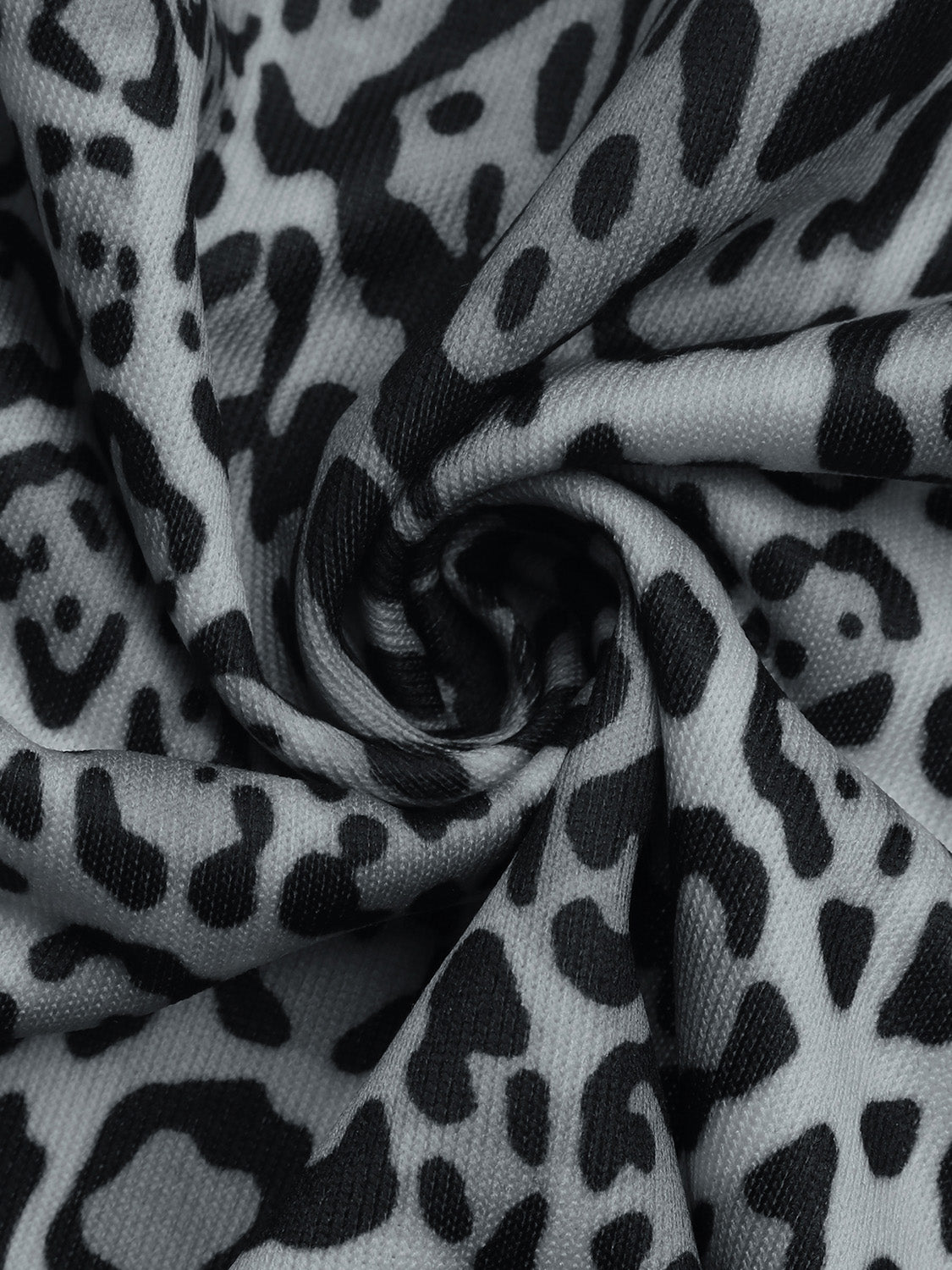 LIZAKOSHT  -  Perfee Leopard Open Front Long Sleeve Jacket