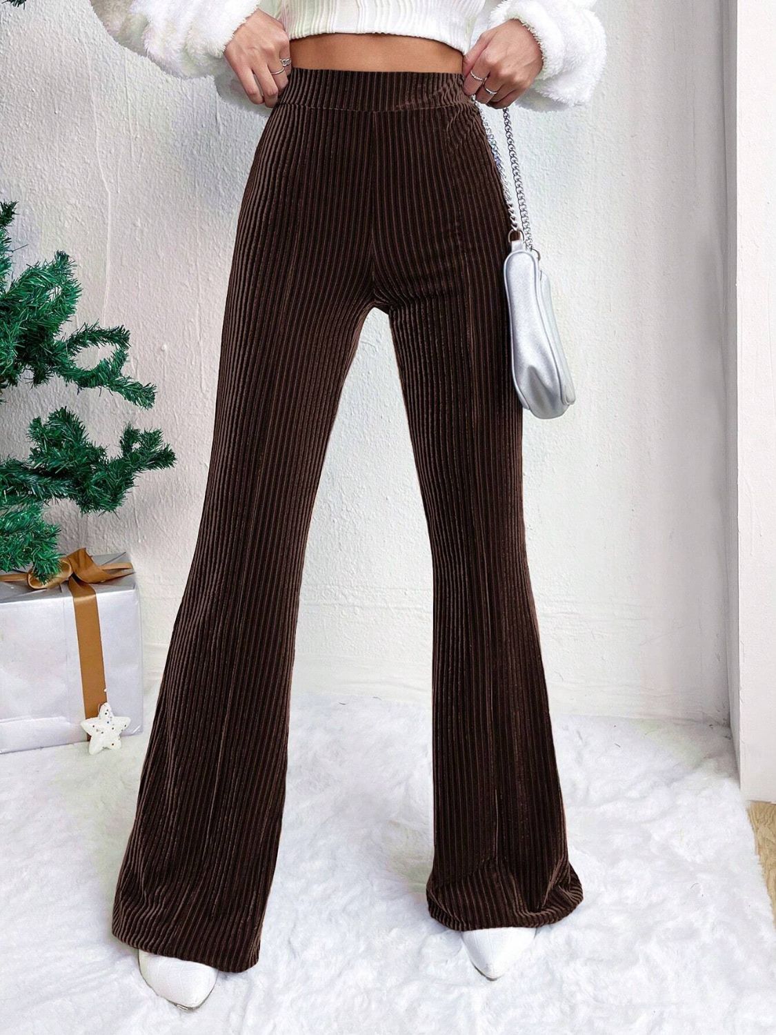 LIZAKOSHT  -  High Waist Flare Pants