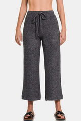 LIZAKOSHT  -  Drawstring Cropped Pants
