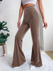 LIZAKOSHT  -  High Waist Flare Pants