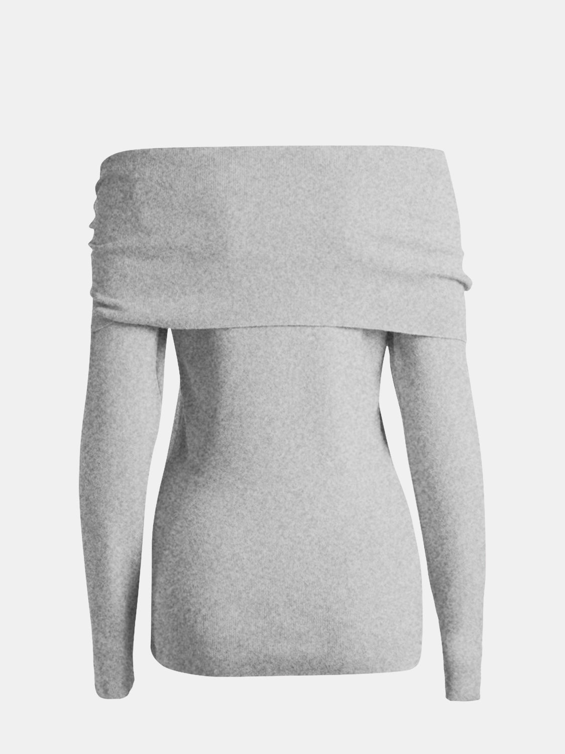 LIZAKOSHT  -  Off-Shoulder Long Sleeve Sweater