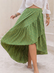 LIZAKOSHT  -  Plus Size High-Low Skirt