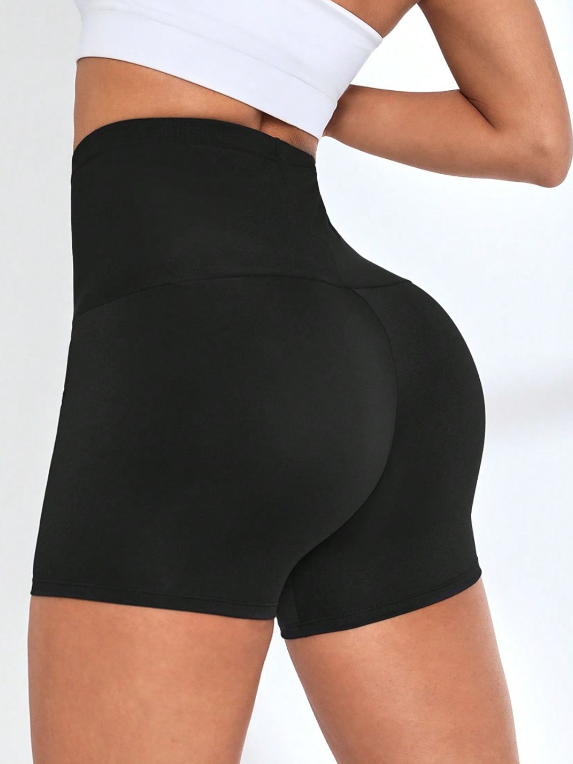 LIZAKOSHT  -  High Waist Active Shorts