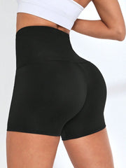 LIZAKOSHT  -  High Waist Active Shorts