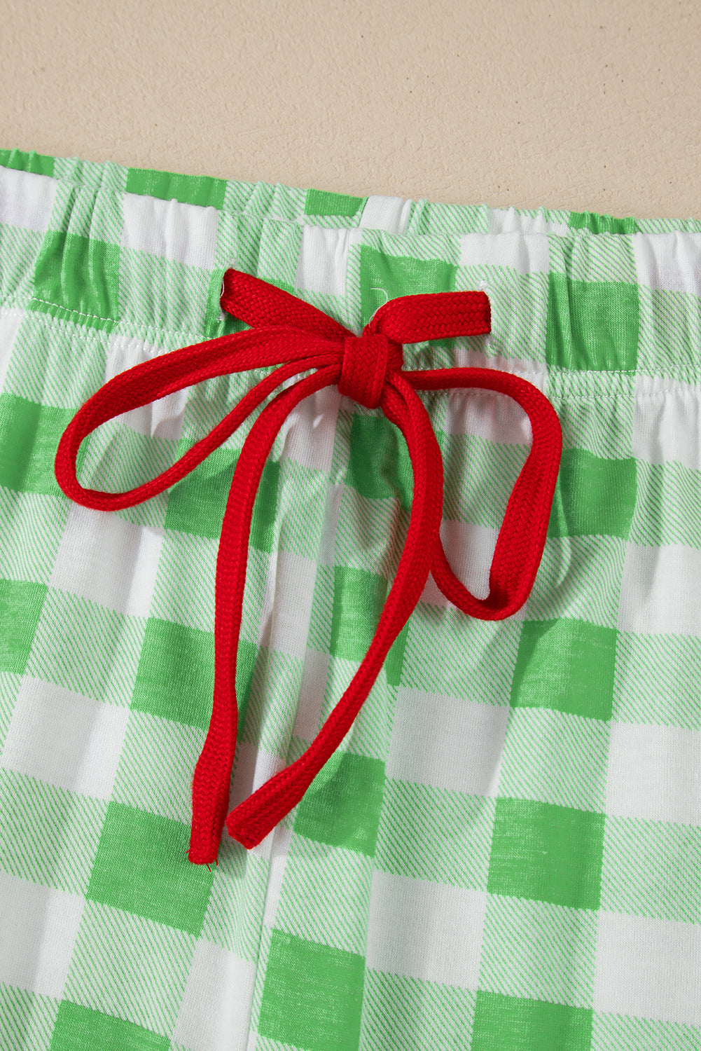 LIZAKOSHT  -  Plaid Collared Neck Long Sleeve Top and Pants Set