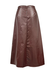 LIZAKOSHT  -  High Waist Midi Skirt