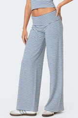 LIZAKOSHT  -  Striped Wide Leg Pants