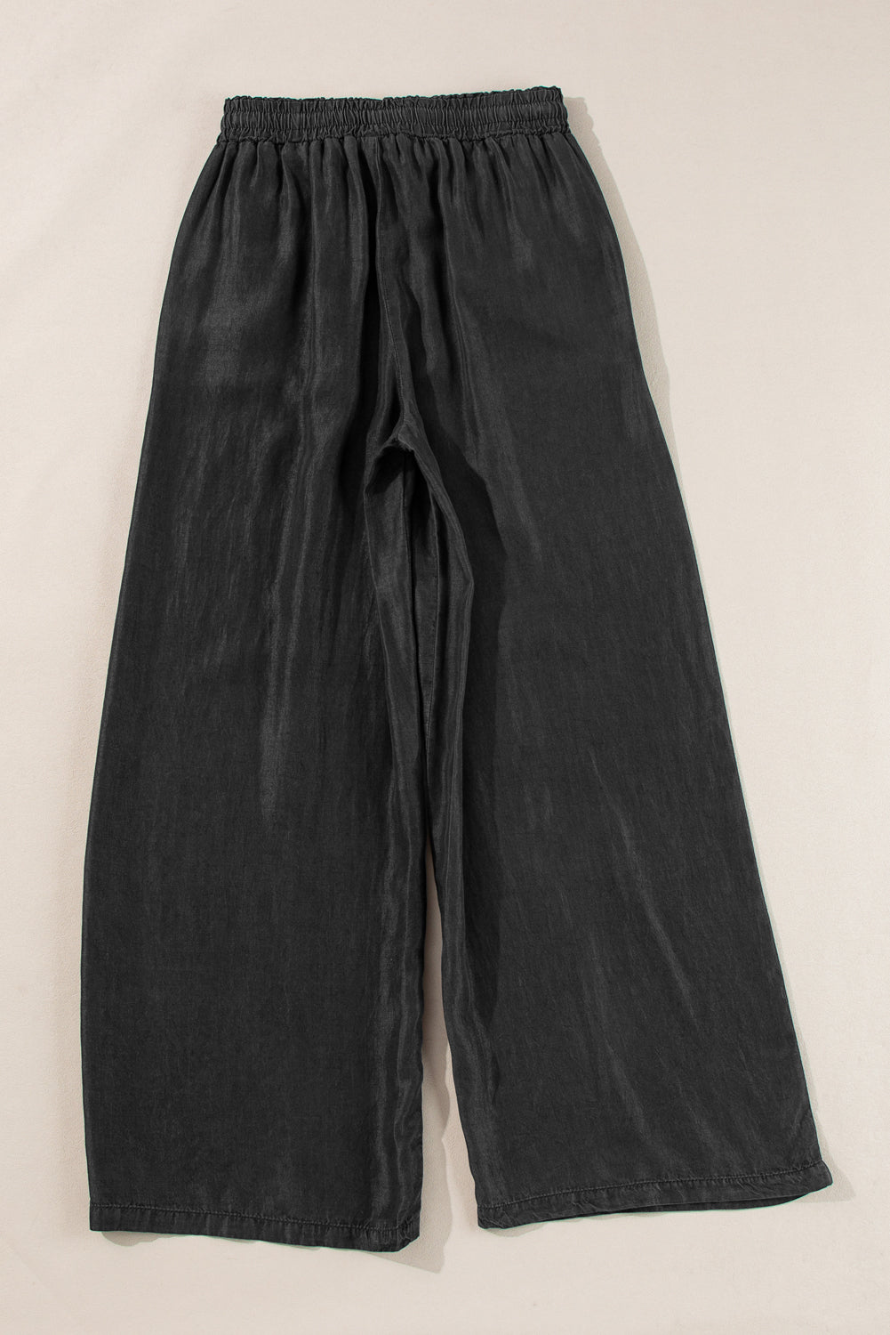 LIZAKOSHT  -  Drawstring Wide Leg Jeans